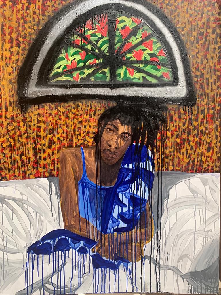 Rekindling Hope: Seated Portrait, 2023 — Ed Adegoke